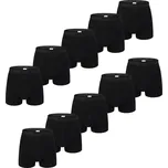pánské boxerky LEE COOPER Originals - BLACK - 10 ks - XL (Lee Cooper Hipster Boxer Shorts Mens 10 Pack)