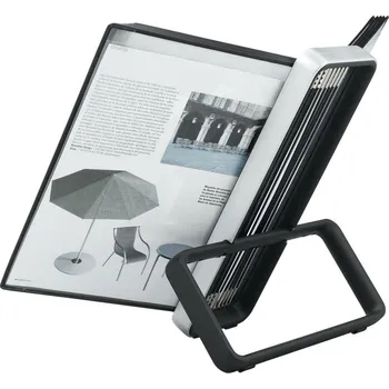 tarifold VEO pultový držák kapes s 10 kapsami, otevřené shora, černé