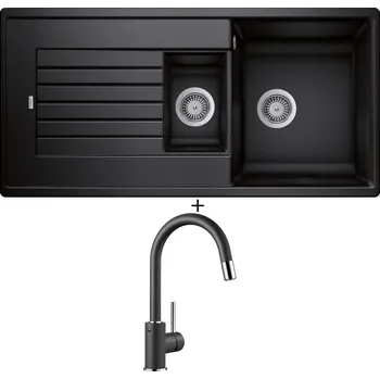 Granitový dřez Granitový dřez SET Blanco ZIA 6 S antracit 514748 + Blanco MIDA-S antracit 521455
