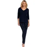 Dámské pyžamo Aretha BABELLA Barva/Velikost: granát (modrá) / L