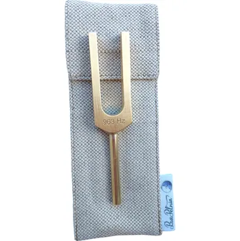 Příslušenství k hudebnímu nástroji Terapeutická ladička 963 Hz mosaz Solfeggio 7. čakra