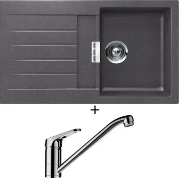 Granitový dřez Granitový dřez SET Schock SIGNUS D-100 Stone + Schock COSMO 525001 chrom