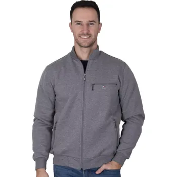 Trenýrky Pánská mikina 885 TDS Barva/Velikost: šedá melír / XXL/3XL