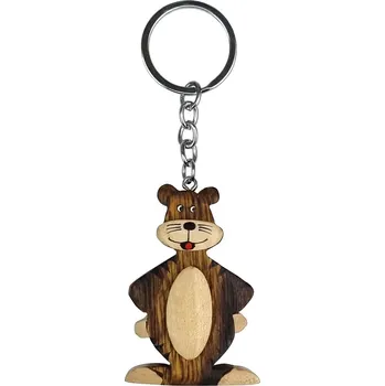 2Kids Toys Dřevěná klíčenka velká Tygr