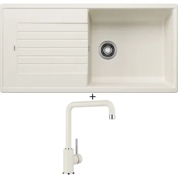 Granitový dřez Granitový dřez SET Blanco ZIA XL 6 S bílá soft 527217 + Blanco MILI bílá soft 527461