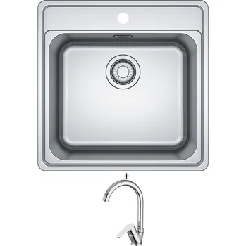 Kuchyňský dřez Nerezový dřez SET Franke BCX 610-51 + Deante CHABER 062 M chrom