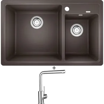 Granitový dřez SET Blanco LEGRA 8 kávová 526229 + Blanco MILA chrom 519414