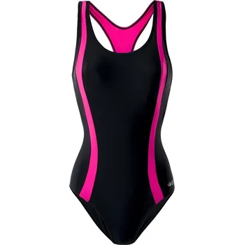 Dámské plavky Dámské Jednodílné plavky AQUAWAVE ASMA WMNS 81983-BLK/R SORBET L