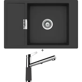 Granitový dřez Granitový dřez SET Schock MONO D-100XS Dusk + Schock SC-510 554120 Dusk