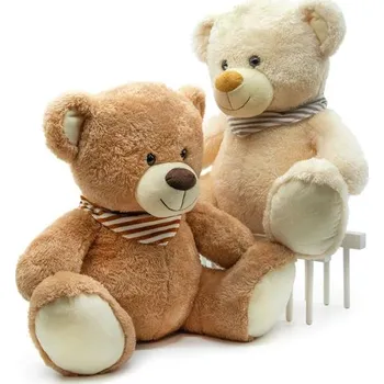 plyšák Plyšový medvěd 40 cm hnědý nebo béžový