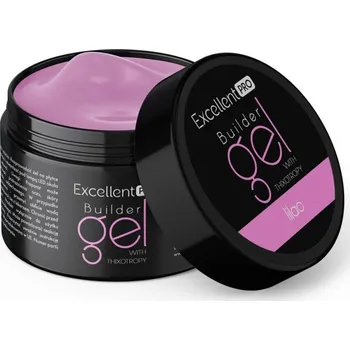 Lak na nehty EXCELLENT PRO STAVEBNÍ UV/LED GEL S TEKUTOU PAMĚTÍ - LILAC 15g