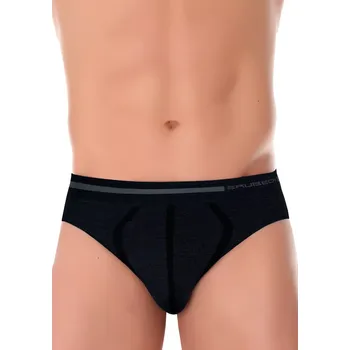 Slipy Pánské slipy BE10050M BRUBECK Barva/Velikost: černá / XL/XXL