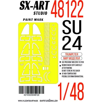 Plastikový model SX-ART 1/48 Paint mask Su-24 (TRUMP)