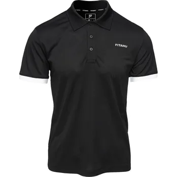 Pánská košile Pánská Polokošile FITANU FLIN M000257542 – Černá L