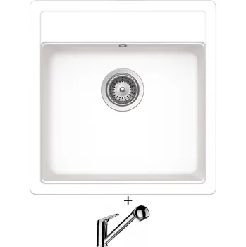 Granitový dřez Granitový dřez SET Schock MONO N-100S Day + Schock COSMO 525122 chrom