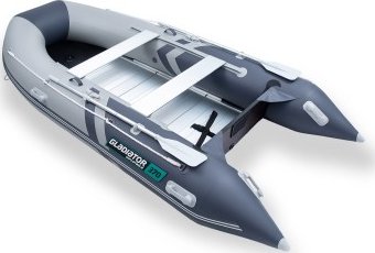 Člun nafukovací Gladiator Classic B370 AL šedo-šedý