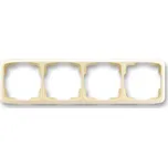 3901A-B40 C Rámeček, čtyřnásobný, vodorovný, Tango, slonová kost