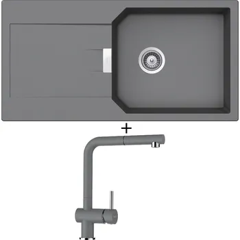 Granitový dřez Granitový dřez SET Schock MANHATTAN D-100L Croma + Schock EPOS 540120 Croma