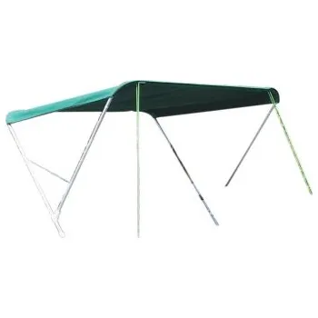 Loď Bimini stříška 120-140x180x110 zelená pro nafukovací čluny