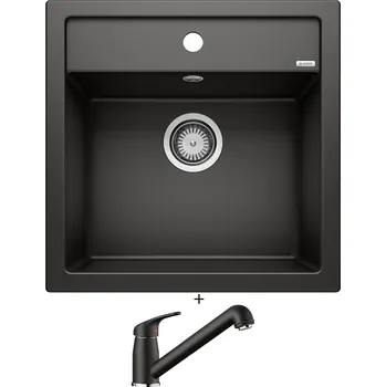 Granitový dřez Granitový dřez SET Blanco DALAGO 5 černá + Blanco DARAS-S černá 526153