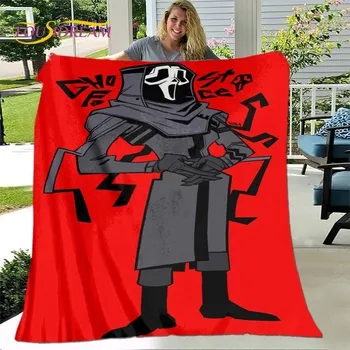 deka Teplá flanelová deka s hororovými postavami - 9,130x150cm