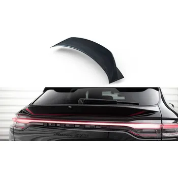 Auto-moto Prodloužení spoileru spodní 3D Porsche Macan GTS Mk1 Facelift 2 černý lesklý plast