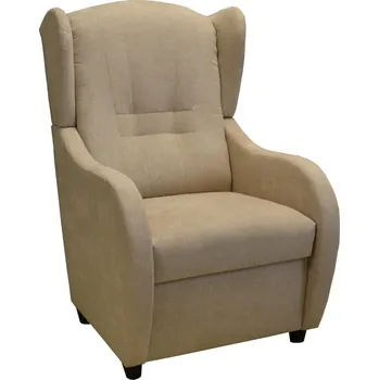 Obývací stěna Relaxační křeslo ušák René Aston 2 béžové