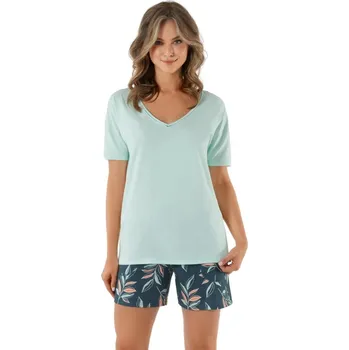 Dámské pyžamo Dámské krátké pyžamo Italian Fashion Julietta L Zelená