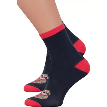 Chlapecké spodní prádlo Dámské klasické ponožky 136/077 Steven Barva/Velikost: grafit (šedá) / 38/40