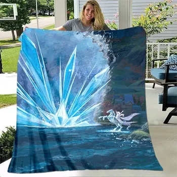 Dětská deka Dětská deka s motivy Ledového království - 13,80x120cm