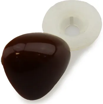 Pro Háčkování Čumáček bezpečnostní 22 x 28 mm hnědý Počet: 5 ks