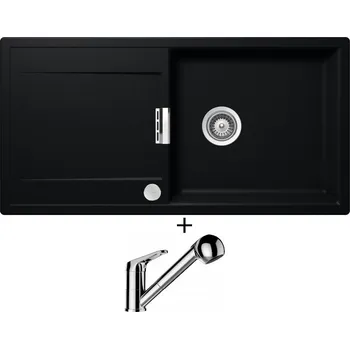 Granitový dřez Granitový dřez SET Schock MONO D-100L Puro + Schock COSMO 525122 chrom