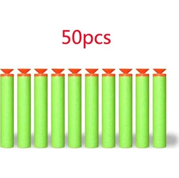 Dětská zbraň Náhradní měkké šipky pro dětské blaster hračky - 50ks Green Sucker
