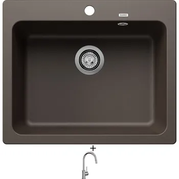 Granitový dřez Granitový dřez SET Blanco NAYA 6 kávová 519645 + Blanco MIDA-S chrom 521454