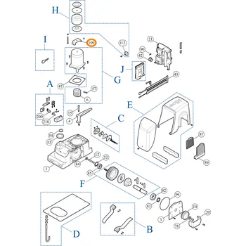 Pohon brány Nice PMD1999.4610 podpora transformátoru RUN400HS/RUN1200HS/RUN1500/A