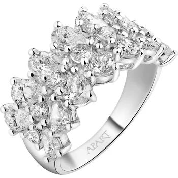 Prsten Prsten z bílého zlata s diamanty - 2,51 ct - ryzost 750 - 220.744