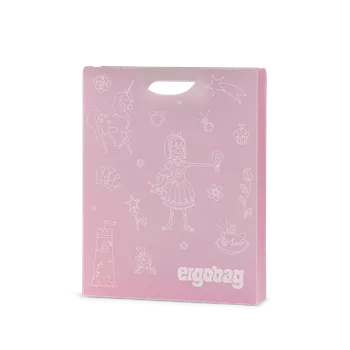 Školní batoh Plastové desky ve formátu A4 Ergobag Princess Pink