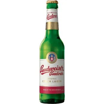 Pivo BUDWEISER BUDVAR 12 světlý ležák sklo 5% 0,33l