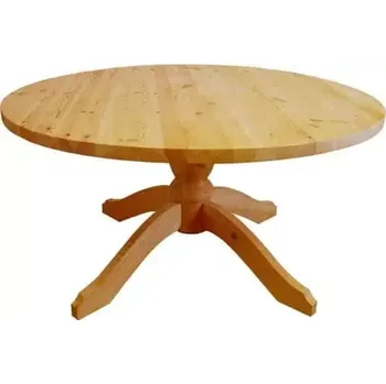 Jídelní stůl Stůl dřevěný 00444 kulatý - doprava zdarma - SLEVA 3% s kodem radost25