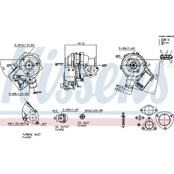 Turbodmychadlo Dmychadlo, plnění NISSENS 93610