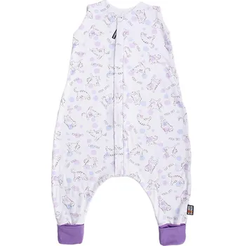 Kaarsgaren Letní spací pytel bambus 90 cm kočka fialové nohavice