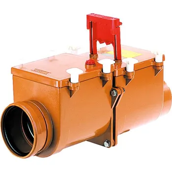 Kanalizační potrubí HL Hutterer + Lechner KG zpětná klapka 125 dvojitá s ručním uzávěrem DN125 HL712.2