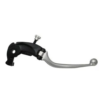 Adjustable folding lever ACCOSSATO aluminium, master cylinder stříbrná LV020S-RST