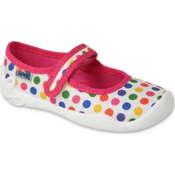 Dívčí bačkory Dívčí balerínky BEFADO BLANCA 114X494 Velikost: 27