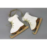 Brusle dekorační dřevěné s umělým plyšem KLA358 - SLEVA 3% s kodem radost25