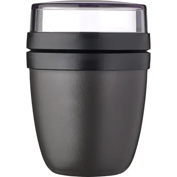 MEPAL DÓZA NA JÍDLO MEPAL, ELLIPSE DĚLENÁ 300 + 120 ML, NORDIC BLACK