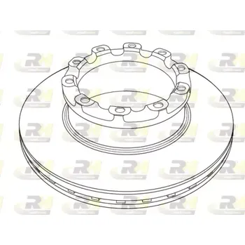 Brzdový kotouč ROADHOUSE Brzdový kotouč - 430 mm RDH NSX1224.20 + DOPRAVA ZDARMA!
