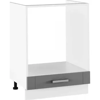 Kuchyňská linka Spodní sporáková skříňka JULIA TYP 58 – tmavě šedá/bílá - SLEVA 3% s kodem radost25