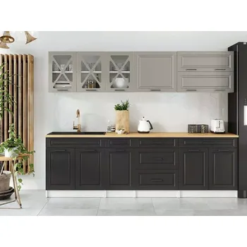 Kuchyňská linka Kuchyňská linka Tyra 260 kámen/grafit MAT - doprava zdarma - SLEVA 3% s kodem radost25