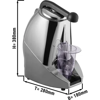 Odšťavňovač G.Gastro Odšťavňovač citrusů stříbrná